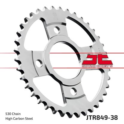 Picture of JT Rear Sprocket Yamaha RD250DX 77-78, RD400DX 76-77 (849-38) (Single)