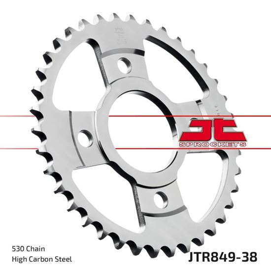Picture of JT Rear Sprocket Yamaha RD250DX 77-78, RD400DX 76-77 (849-38) (Single)