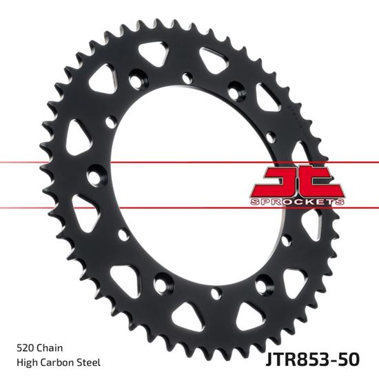 Picture of JT Rear Sprocket Yamaha YZ100 82-83, YZ125 84-87, 93-96, YZ250 77-78, 85-86, YZ490 82-89 (853-50) (Single)