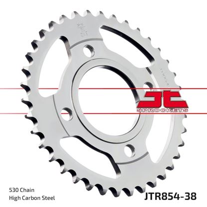 Picture of JT Rear Sprocket Yamaha RD250DX/E 78-80, RD400DX 78-80, XS400 (Alloy Wheel) 78 (854-38) (Single)