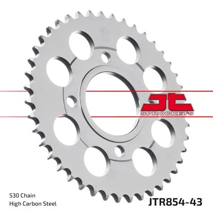 Picture of JT Rear Sprocket Yamaha XS250 (Alloy Wheel) 78-80, XS500 (Alloy Wheel) 76-77 (854-43) (Single)