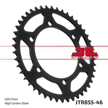 Picture of JT Rear Sprocket Yamaha XJ600S Diversion 99-00, XJ600N 98-00, XTZ750 90-98 (855-46) (Single)
