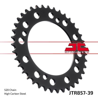 Picture of JT Rear Sprocket Yamaha XT550 82-83, XT600 83-83, XT600H 87-89, XT600K 91-94 (857-39) (Single)