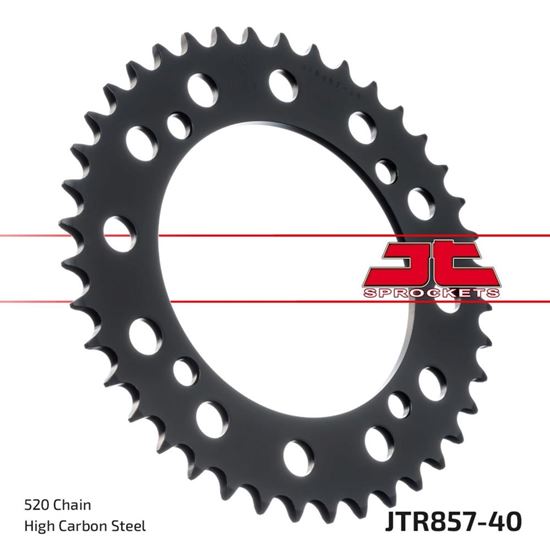 Picture of JT Rear Sprocket Yamaha XT600 85-86, XT600D/E 87, XT600 Tenere 85-88 (857-40) (Single)