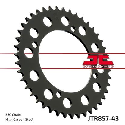 Picture of JT Rear Sprocket Yamaha MuZ 660 Mastiff 97-03 (857-43) (Single)
