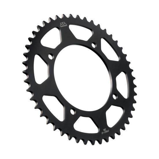 Picture of JT Rear Sprocket Yamaha XV125 97-01, TT600RE 04 (Black Zinc) (857-47) (Single)