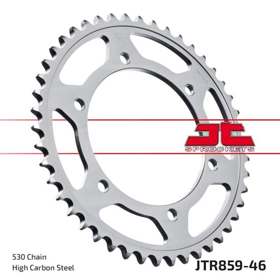 Picture of JT Rear Sprocket Yamaha FZR750(OW01) 90-92, FZR1000 Genesis (530 Conversion) (859-46) (Single)