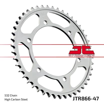 Picture of JT Rear Sprocket Yamaha FZR1000R 89-95, GTS1000 93-00, YZF1000R Thunderace 98-00 (866-47) (Single)