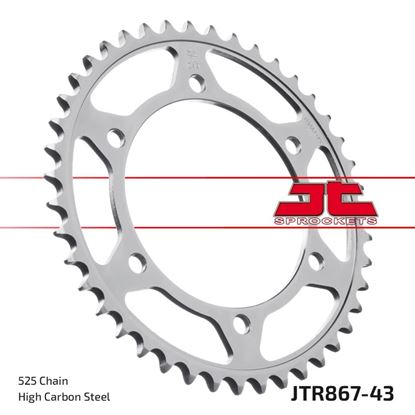 Picture of JT Rear Sprocket Yamaha TDM850 99-01 (867-43) (Single)