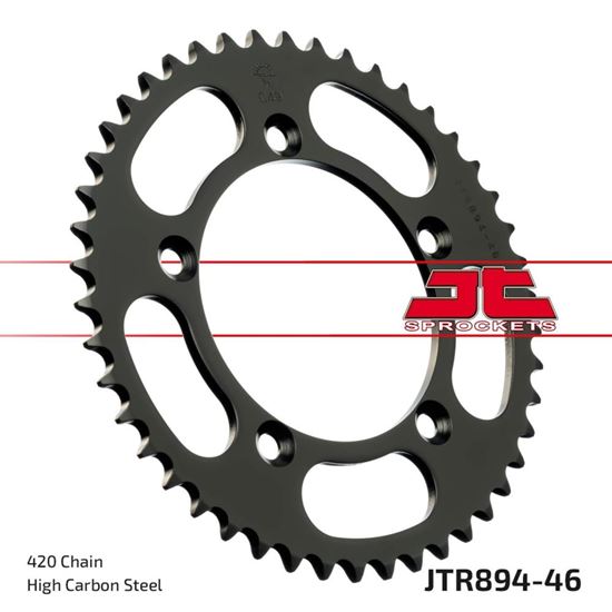 Picture of JT Rear Sprocket KTM 60 SX 98-01, 65 SX 98-02 (894-46) (Single)