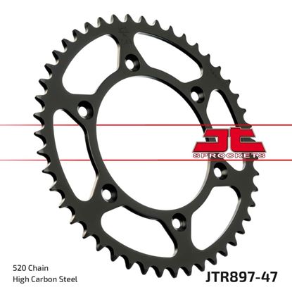 Picture of JT Rear Sprocket Husqvarna 350 FX 23, 350 FX Heritage 23 (897-47) (Single)