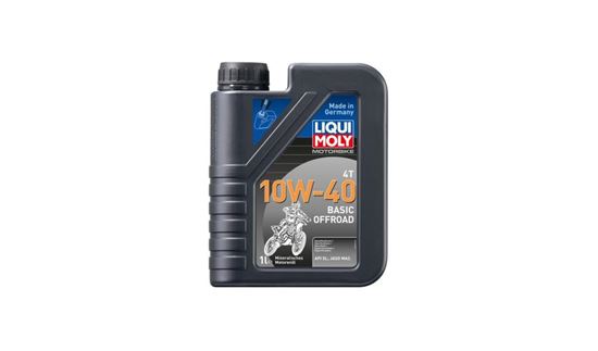 Picture of Liqui Moly 4T Motorbike 10w40 Basic Off Road Mineral Oil (API SN Plus, JASO MA2)  (1 Litre)