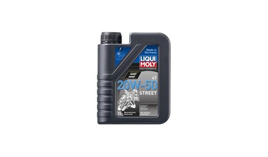 Picture of Liqui Moly 4T Motorbike 20w50 Mineral Oil (API SN Plus, JASO MA2)  (1 Litre)