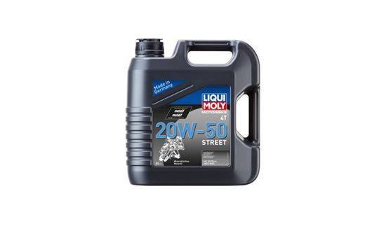 Picture of Liqui Moly 4T Motorbike 20w50 Mineral Oil (API SN Plus, JASO MA2)  (4 Litres)