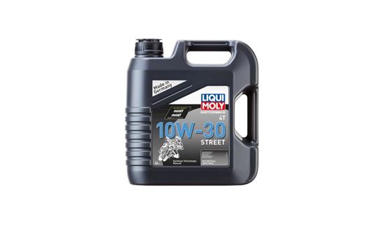 Picture of Liqui Moly 4T Motorbike 10w30 Street Synthetic Technology Oil (API SN Plus, JASO MA2)  (4 Litres)