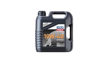 Picture of Liqui Moly 4T Motorbike 10w40 Off Road Synthetic Technology Oil (API SN Plus, JASO MA2)  (4 Litres)