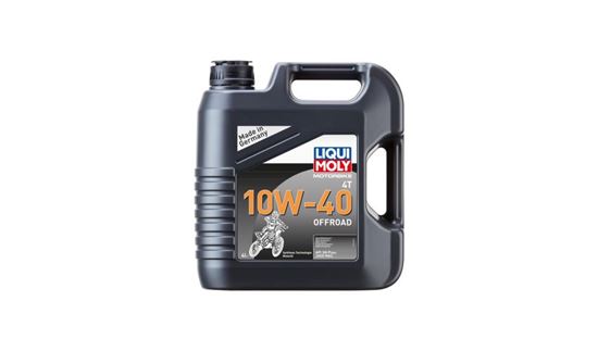 Picture of Liqui Moly 4T Motorbike 10w40 Off Road Synthetic Technology Oil (API SN Plus, JASO MA2)  (4 Litres)