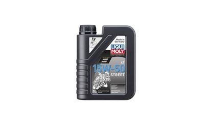 Picture of Liqui Moly 4T Motorbike 15w50 Street Synthetic Technology Oil (API SN Plus, JASO MA2)  (1 Litre)