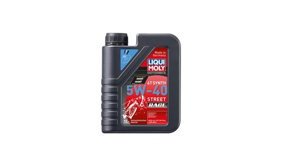 Picture of Liqui Moly 4T Motorbike Race 5w40 Street Fully Synthetic Oil (API SN Plus, JASO MA2)  (1 Litre)