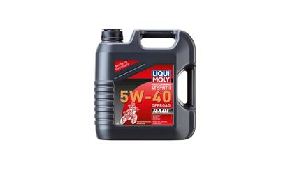 Picture of Liqui Moly 4T Motorbike Race 5w40 Off Road Fully Synthetic Oil (API SN Plus, JASO MA2)  (4 Litres)