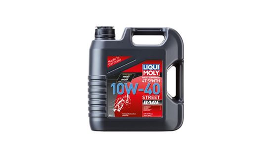 Picture of Liqui Moly 4T Motorbike Race 10w40 Street Fully Synthetic Oil (API SN Plus, JASO MA2)  (4 Litres)