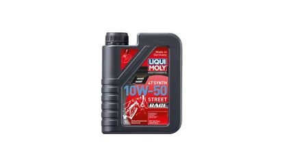Picture of Liqui Moly 4T Motorbike Race 10w50 Street Fully Synthetic Oil (API SN Plus, JASO MA2)  (1 Litre)