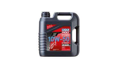 Picture of Liqui Moly 4T Motorbike Race 10w50 Street Fully Synthetic Oil (API SN Plus, JASO MA2)  (4 Litres)