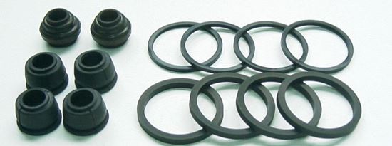 Picture of TourMax Brake Caliper Seal Rebuild Kit Front Honda CX500C 82, GL500 81-82, VF500F 84-86, CB650SC 83-85, GL650 Silverwing 83, VF700 Magna 84-86, CB750F 82, VF750 82-83, CB900F 81-82, CBX1000 81-82, CB1100F 83, GL1100 82, VT1100C Shadow 85-86 (Kit)