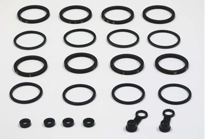 Picture of TourMax Brake Caliper Seal Rebuild Kit Front Honda RVF400R (NC35) 94, 96, RVF750R (RC45) 95-96, CB900F 02-07, CBR900RR 93-97, CB1000 95-96, VTR1000F 97-06, CB1300X 97-99 (Kit)