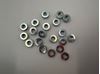 Picture of Nuts Flange (Smooth Base) M10 x 1.25mm Pitch uses 17mm spanner (Per 20)