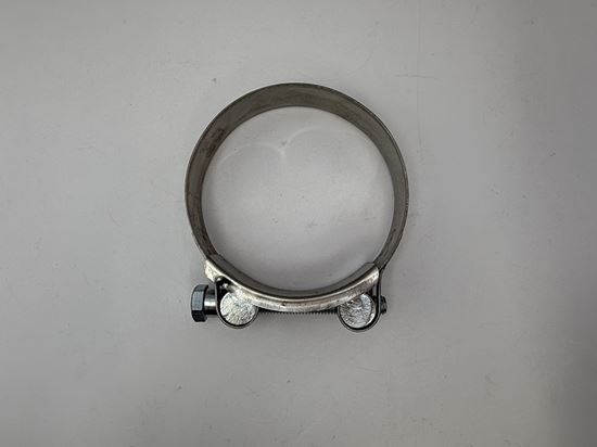 Picture of Exhaust Clamp 74-79mm Stainless Steel With Zinc Bolt (Single)