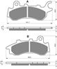 Picture of Goldfren AD398 Honda CB125F (GLR125) Front 2017-2018 FA716