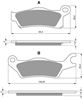 Picture of Goldfren AD309, FA618 as fitted to Can Am's Disc Pads (Pair)