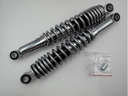 Picture of Shock Absorbers Chrome for 1973 Yamaha RD 250 (Front Drum & Rear Drum)